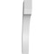 Ekena Millwork 4-in. W x 22-in. D x 30-in. H Legacy Architectural Grade PVC Knee Brace BRCP04X22X30LEC - alternate 6